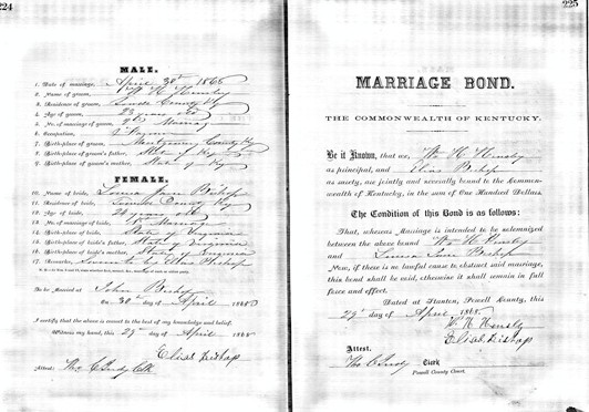 Marriage Record